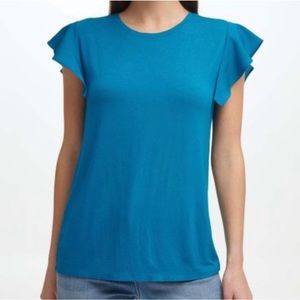 NWT DKNY cap sleeve Top